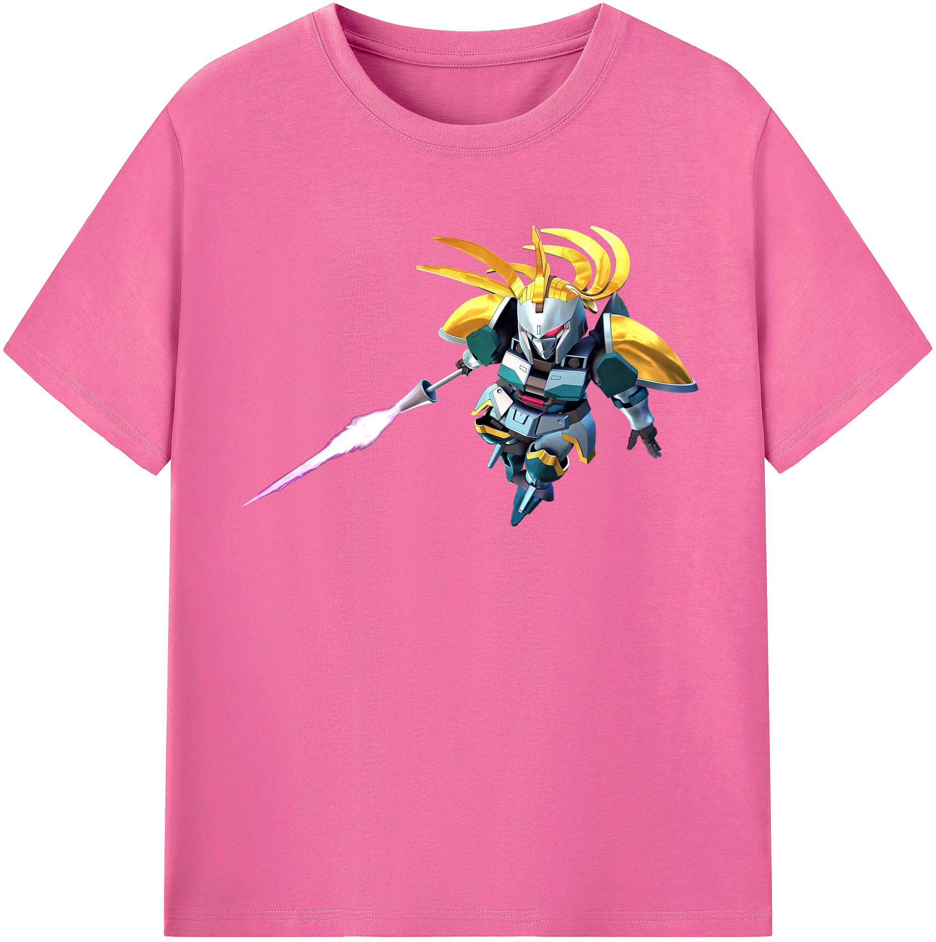 （画像用） 機動戦士ガンダム Mobile Suit Gundam レディースカジュアルプリントTシャツ（綿100％）